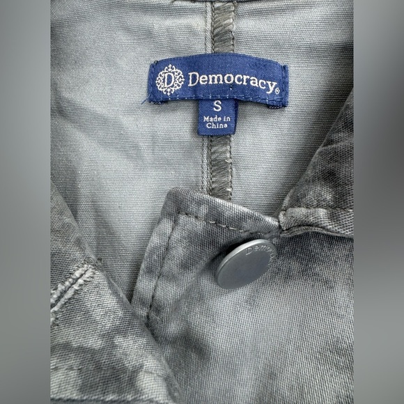 Democracy Twill Ice Dye Light Jacket Womens Size Small - Picture 3 of 9